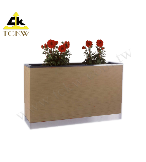 Powder-coated Flower Pot In Grain(TF-150TB) 